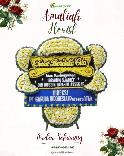 Papan Bunga Duka di Cibuntu