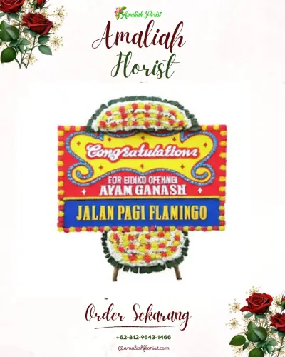 Bunga Papan Congratulation di Cibuntu